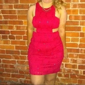 Red homecoming/prom dress